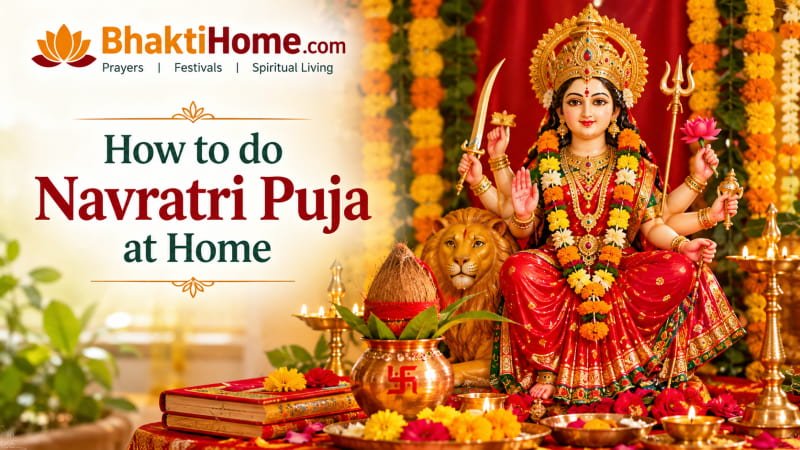 How to do Navratri puja at home
